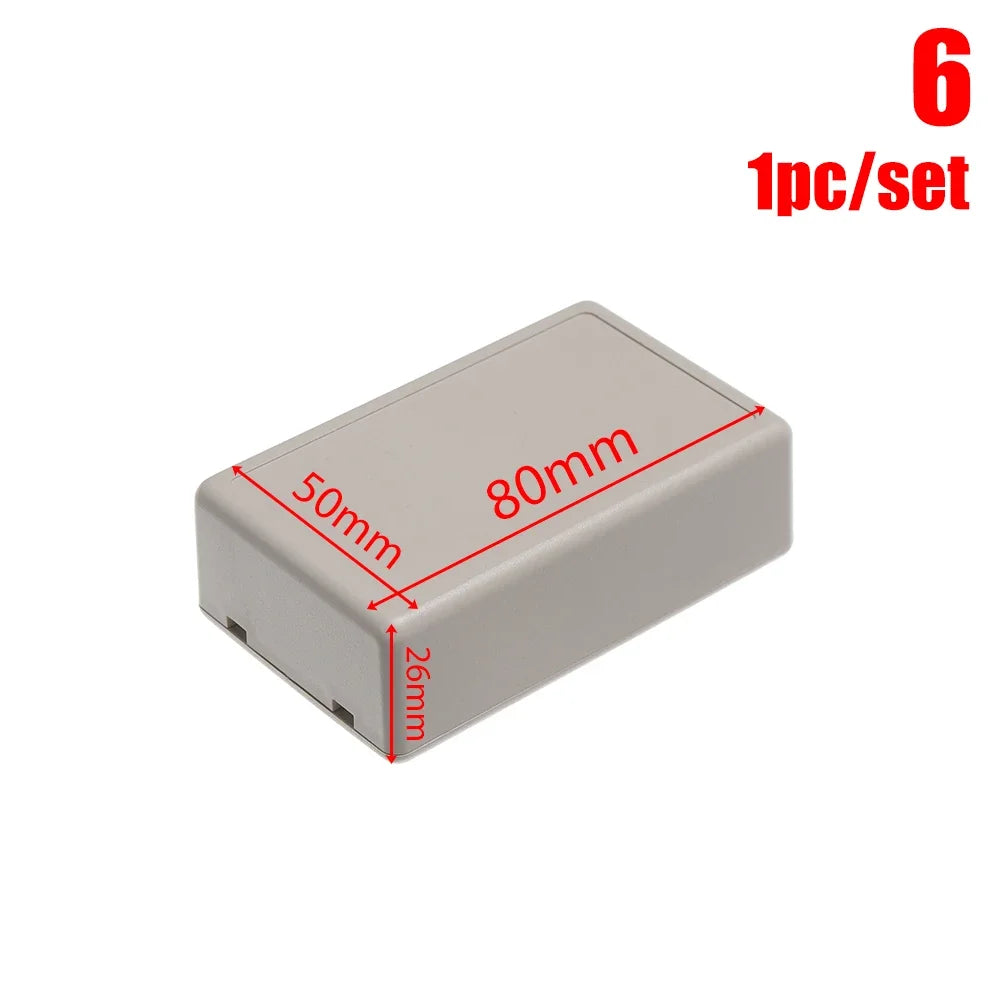 22Sizes High Quality Instrument Case Enclosure Boxes ABS Plastic Waterproof Cover Project Electronic Project Box Oasis Select Style 1-6