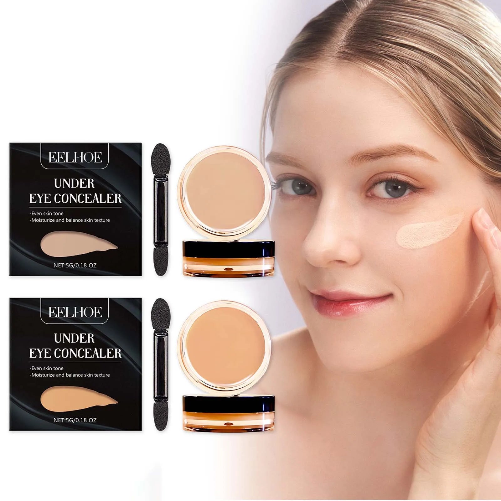 Eye Concealer Series Eye Blemishes Moisturizing Without Removing Makeup Light And Natural Fit Brighting Repair Concealer Makeup Oasis Select
