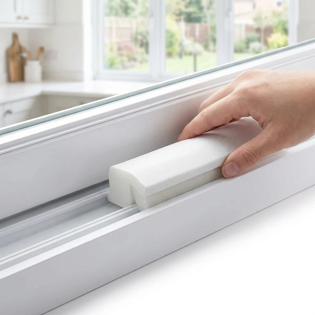 TPU Seal Strip Set Windproof Waterproof Soundproof Dustproof for Sliding Windows Doors Compatible with Outer Inner Middle Gaps Oasis Select