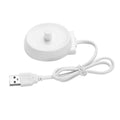 USB Travel Charger Dock 3757 Electric Toothbrush Charging Cradle for P2000P4000P6000P7000D10D12D16D20D34 Oasis Select AS SHOWN