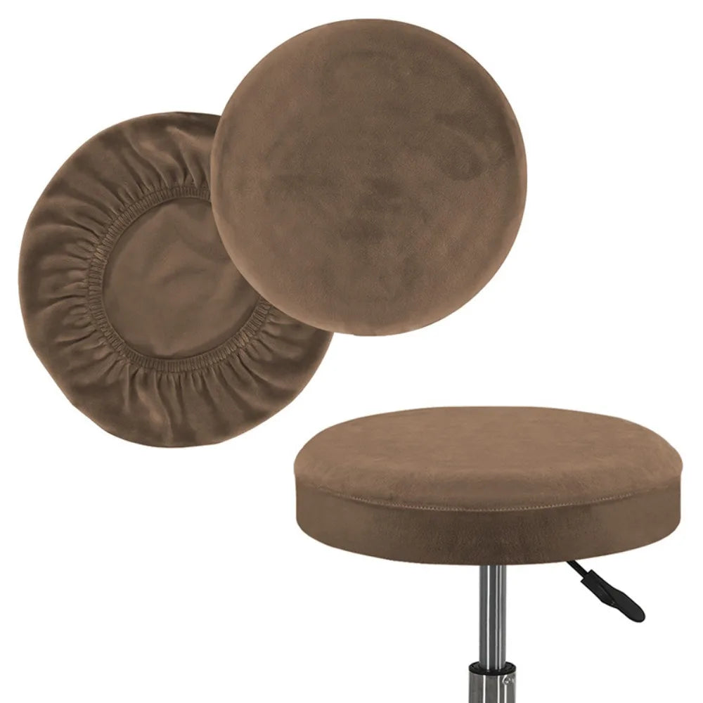 Elastic Round Stool Cover – Washable, Removable, Universal Fit