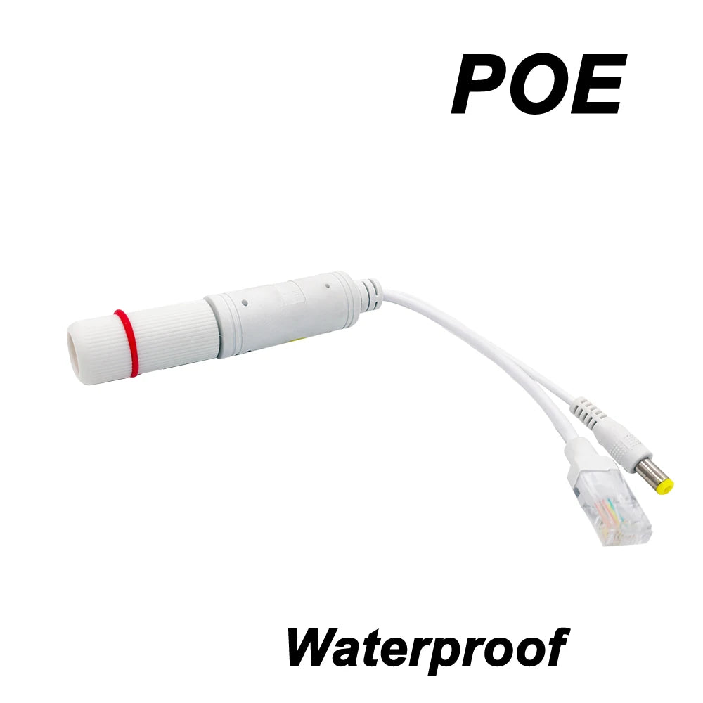POE Spliter 48V to 12V IEEE802.3af/at Waterprrof Video And Power Adapter Cable Supply Module Injector for IP Camera Splitter Net Oasis Select Default Title