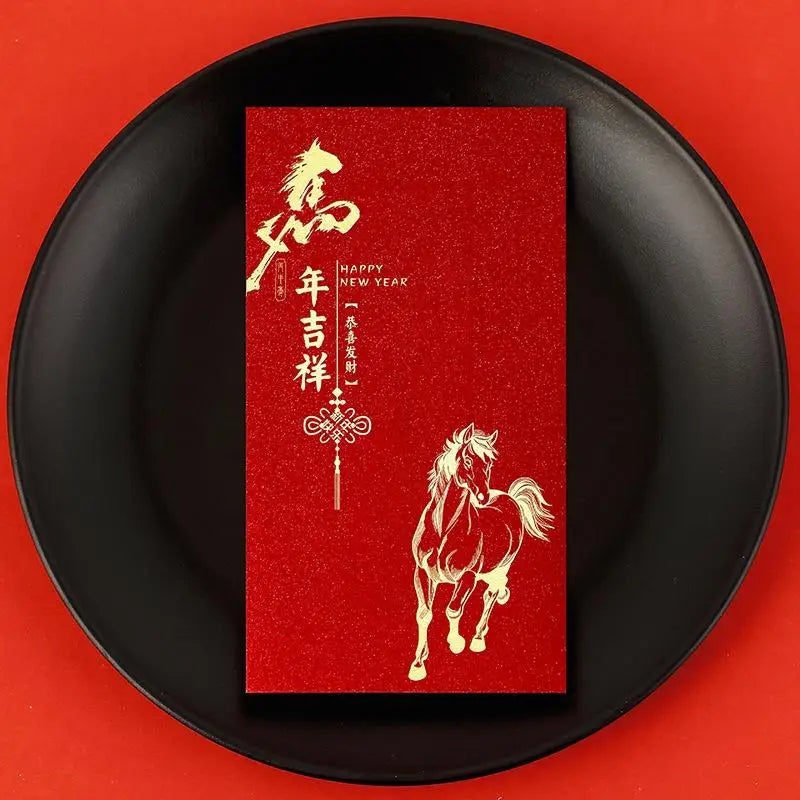 2026 Year of the Horse Red Envelopes – 6-Pack Lucky Money