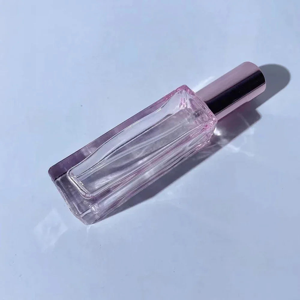10ml Mini Perfume Spray Bottles Glass Refillable Bottle Portable Travel Oils Liquid Cosmetic Container Perfume Atomizer 2024 Oasis Select Pink
