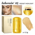 4Colors Highlighter Stick Brightening Skin Tone Contouring Natural Stereo Concealer Blush Multi-Purpose Stick Oasis Select 02