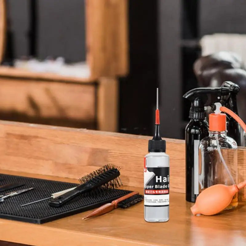 Hair Cutting Tool Lubricant, No Odor Trimmer Oil, Reduce Metal Friction, Clipper Scissors Maintenance Lubricating Oil Oasis Select