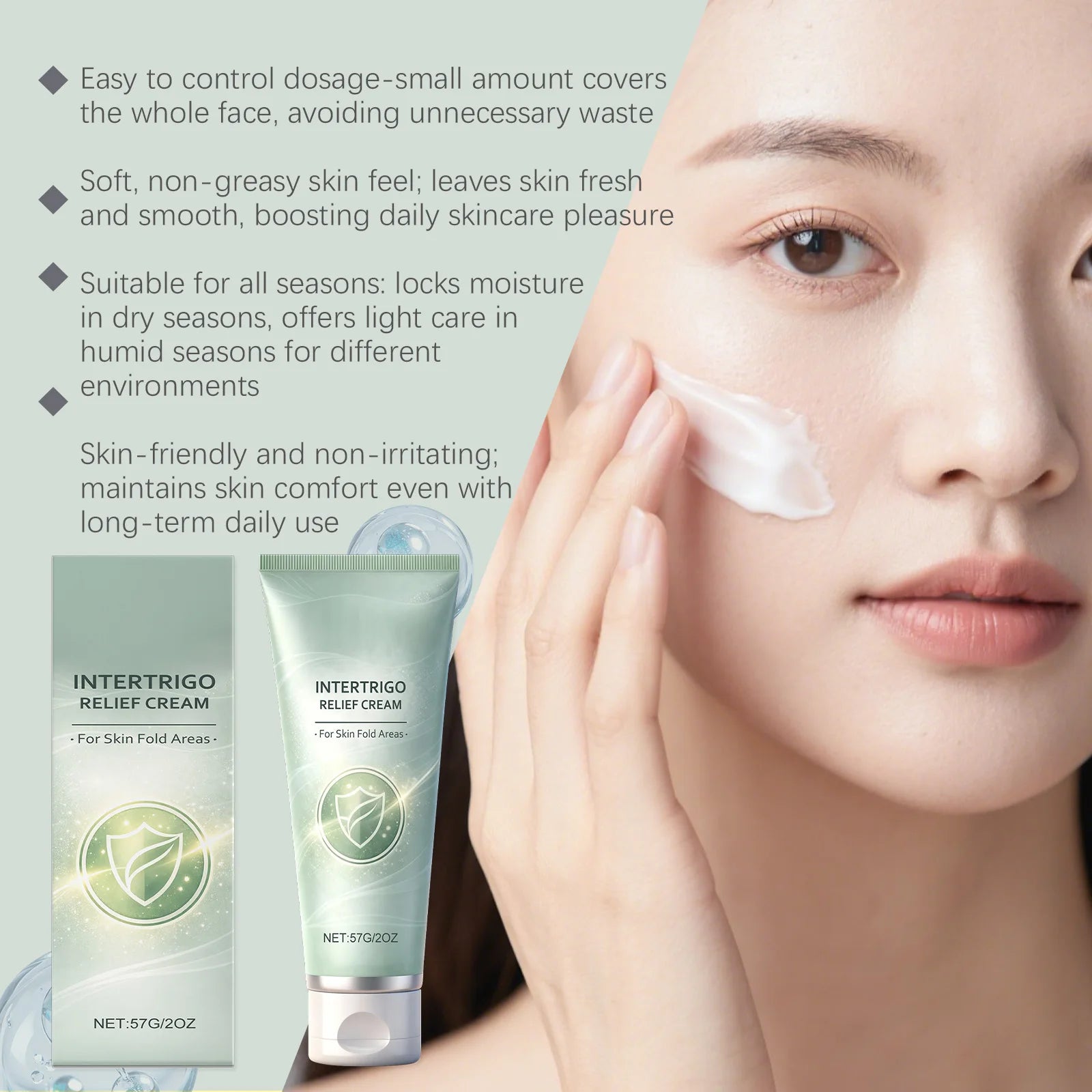 Intertrigo Relief Cream – Soothe Skin Folds & Calm Redness Skin Relief Cream Oasis Select