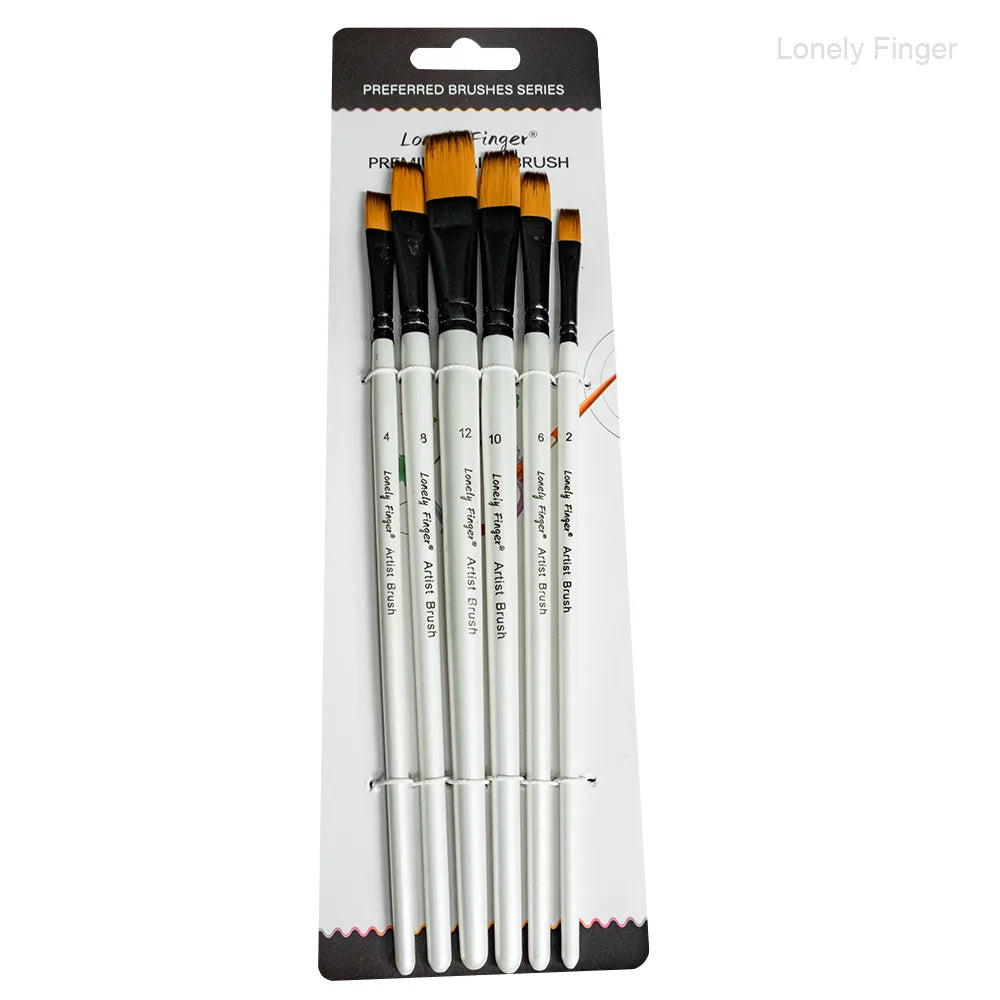 Paint Brushes Acrylic Painting Watercolor Oil Inks Gouache Crafts
