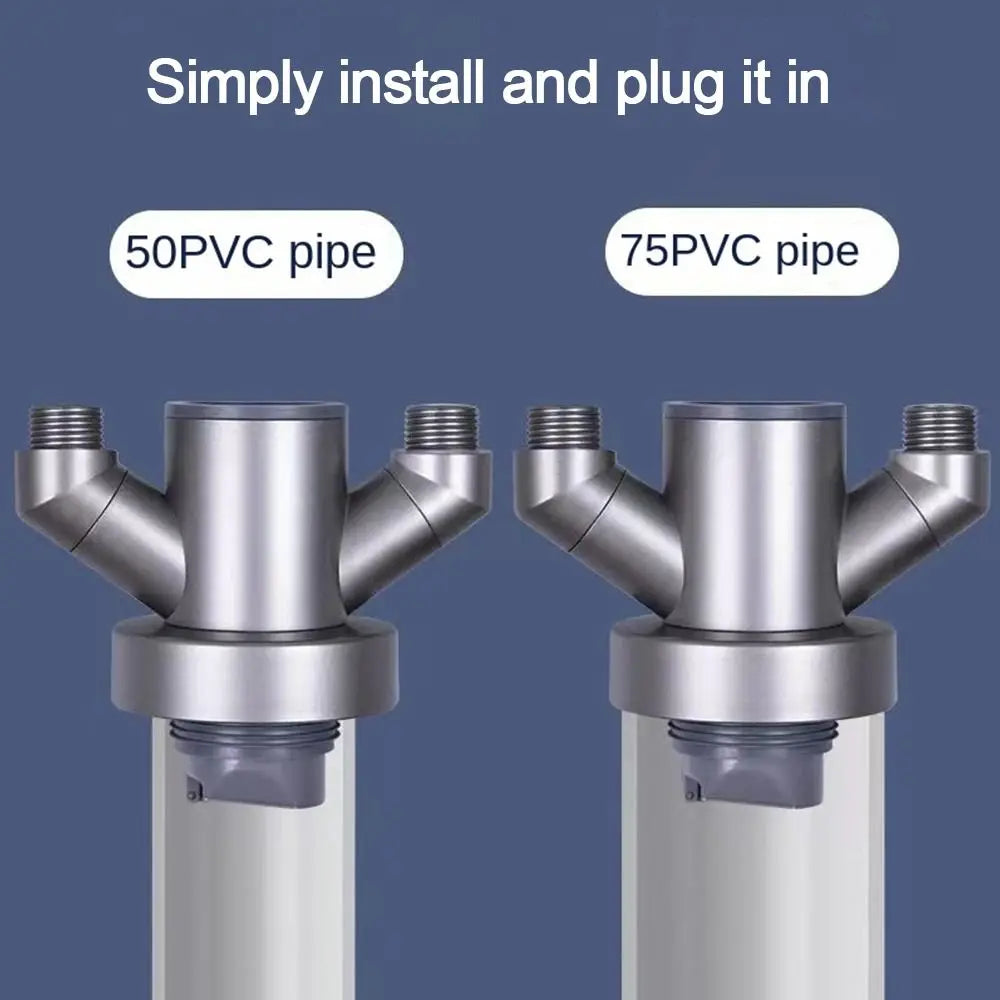 Anti odor Sink Drain Pipe Adapter Multifunctional Sealing Ring Kitchen Basin Sewer Branch Dual-Interface neat Oasis Select
