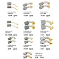 20Pcs Electric Motor Carbon Brushes Replacement For Power Tool Motors Hammer Drills Cut-off Saws Angle Grinders Oasis Select 20pcs