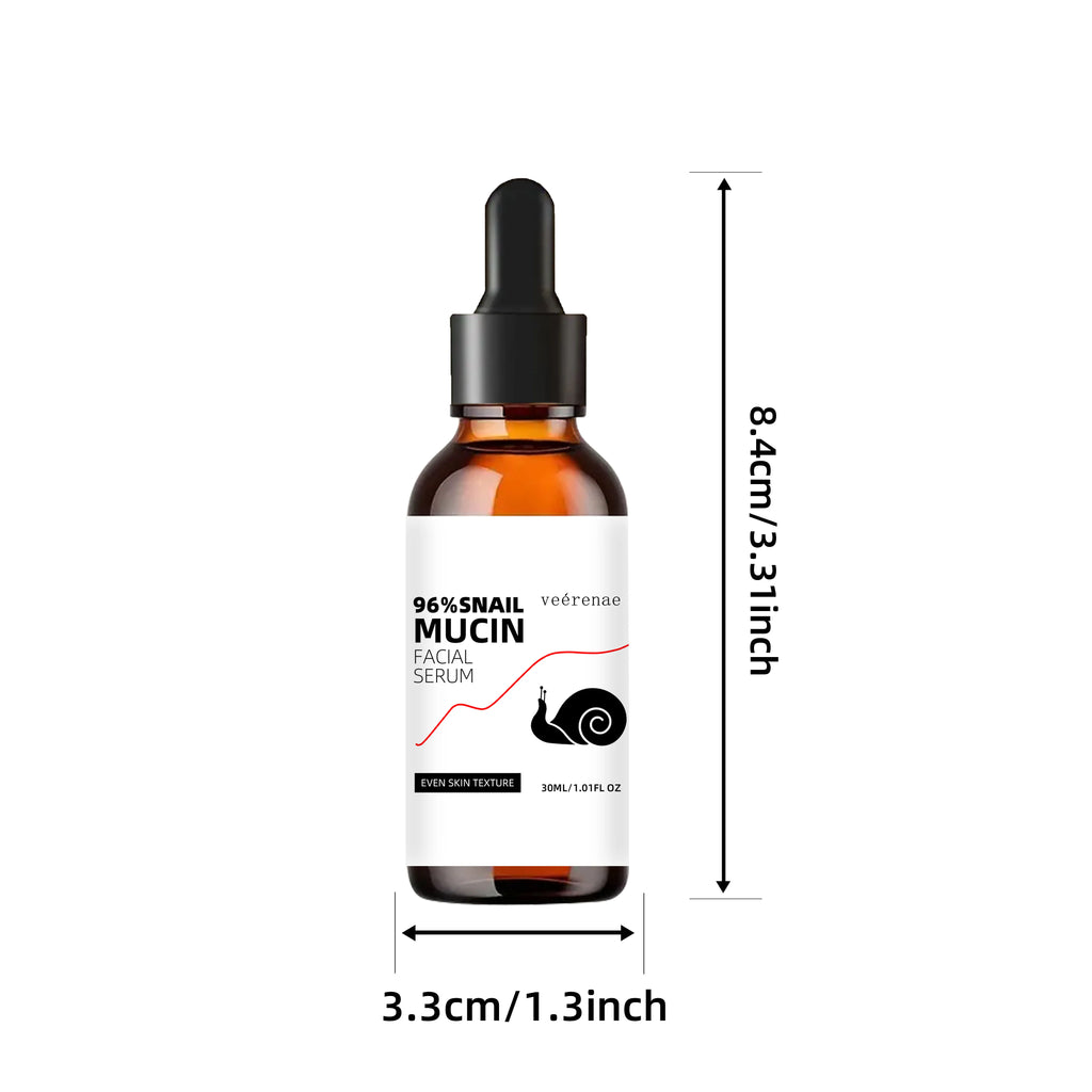 veérenae 96% Snail Mucin Facial Serum – Intense Hydration