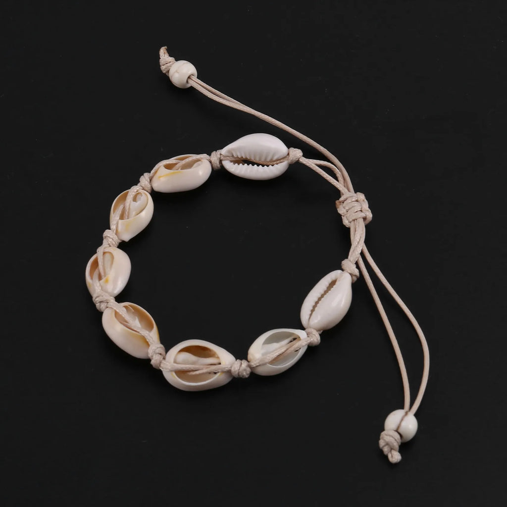 Anklets For Women Shell Foot Jewelry Summer Beach Bracelet Ankle On Leg Ankle Strap Bohemian Accessories White Oasis Select
