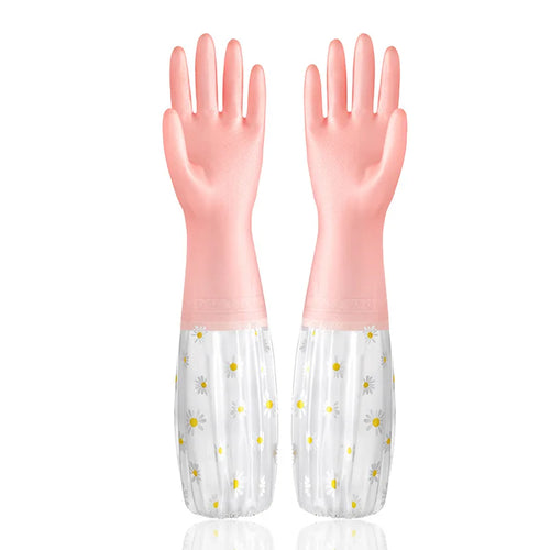1 Pair Of Thermal Dishwashing Gloves, Thick And Durable, Waterproof Non-slip Oasis Select