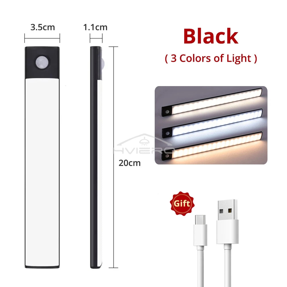 USB Rechargeable LED Motion Sensor Night Light – Cabinet & Hall