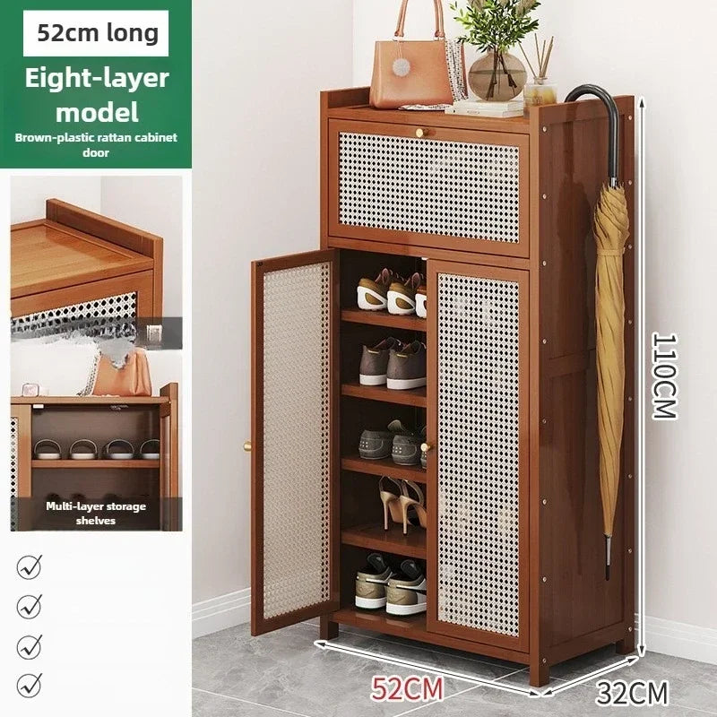 Entry Door Shoe Cabinet Large-capacity Multi-layer Porch Corridor