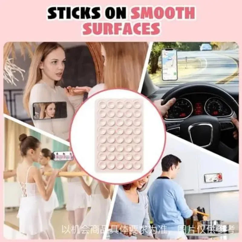 Silicone Suction Cup Phone Case Double Sided Detachable Stand for Hands-Free Wall Stand for Selfies and Videos Oasis Select