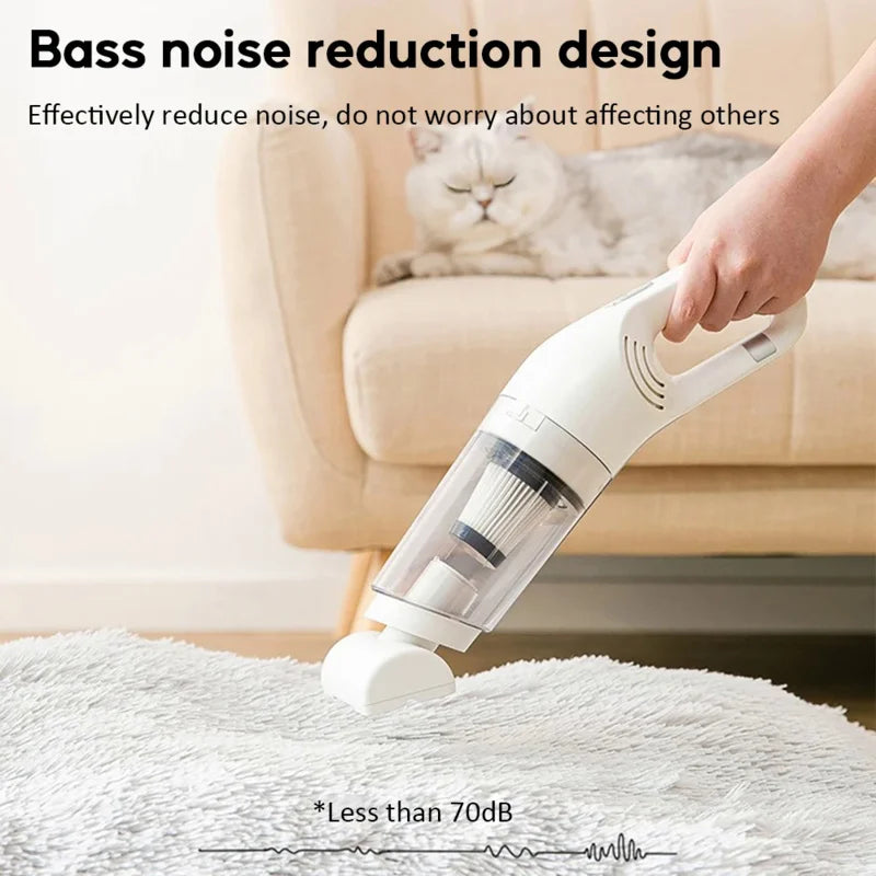 Pet Electric Cleaner Cat Hair Cleaning Vacuum Cordless 12000Pa Suction Portable For Dog Hair Carpet Remove Hand-held Cleaning Oasis Select