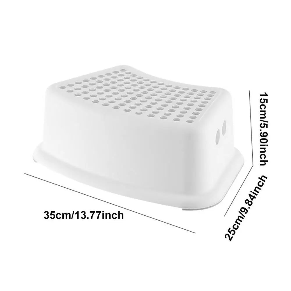 Squatting Toilet Stools Non-slip Bathroom Potty Step Stool Ergonomic and Stable Squatting Stools Heavy Duty Potty Stool for Kids Oasis Select GRAY