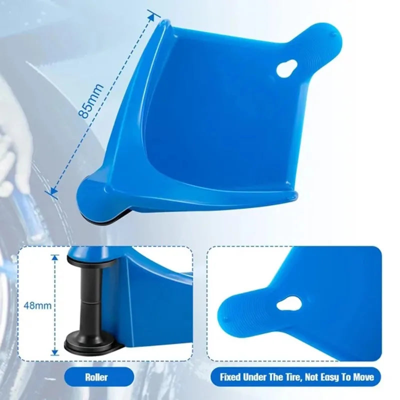 Universal Car Washing Water Pipe Car Hose Slide Tire Wedge Wash Tube Anti Pinch Tools Portable Tire Wedge Auto Detailing Tools Oasis Select