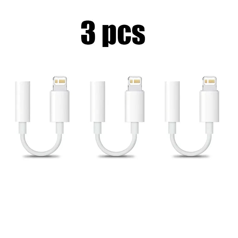 1/2/4/6pcs For IPhone 17 16 15 Plus Pro Max HiFi USB Type C To 3.5 Jack Earphone Adapter Type-C 3 5mm Audio Cable Converter Oasis Select 3pcs