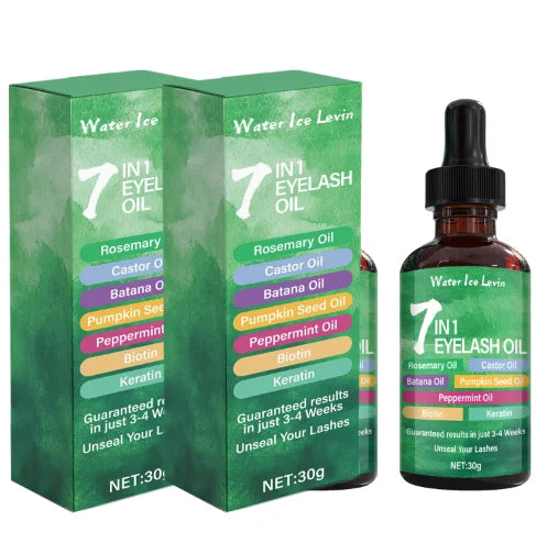 7-in-1 Eyelash Oil – Bee Venom, Collagen & Castor for Growth Eyelash Growth Oil Oasis Select black 30g