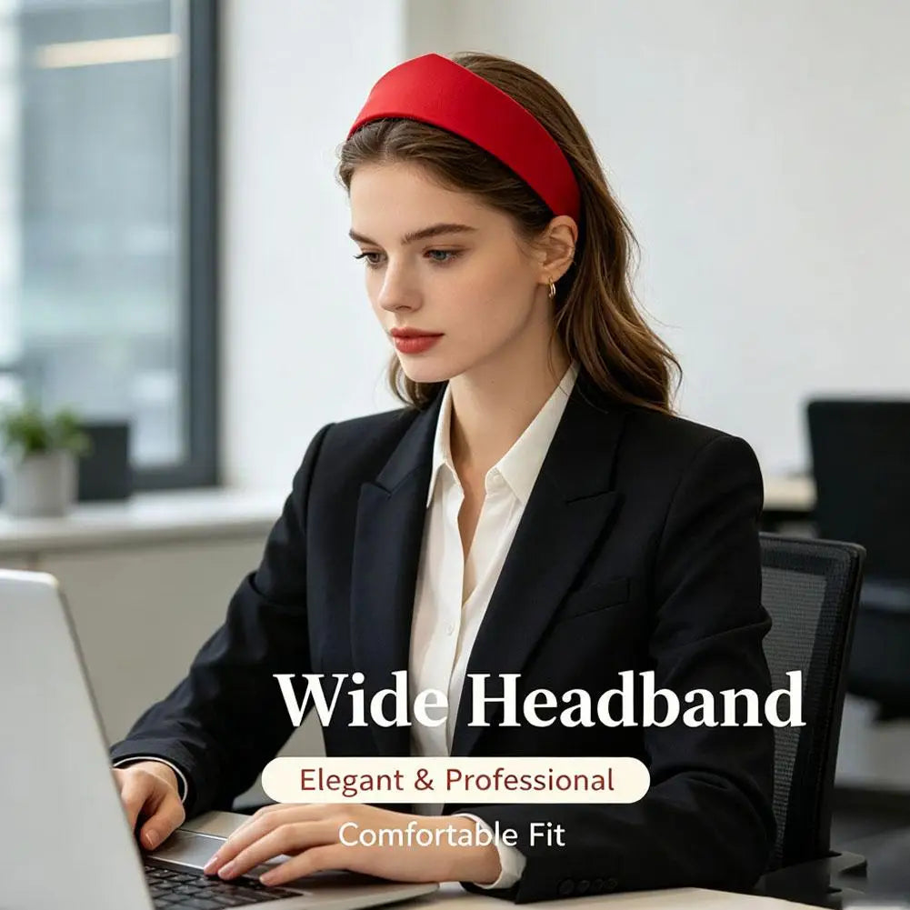 Wide Headband for Women Leopard Print Non-slip Hair Hoop Minimalist Fashion Headwear Daily Styling Hair Accessories Oasis Select