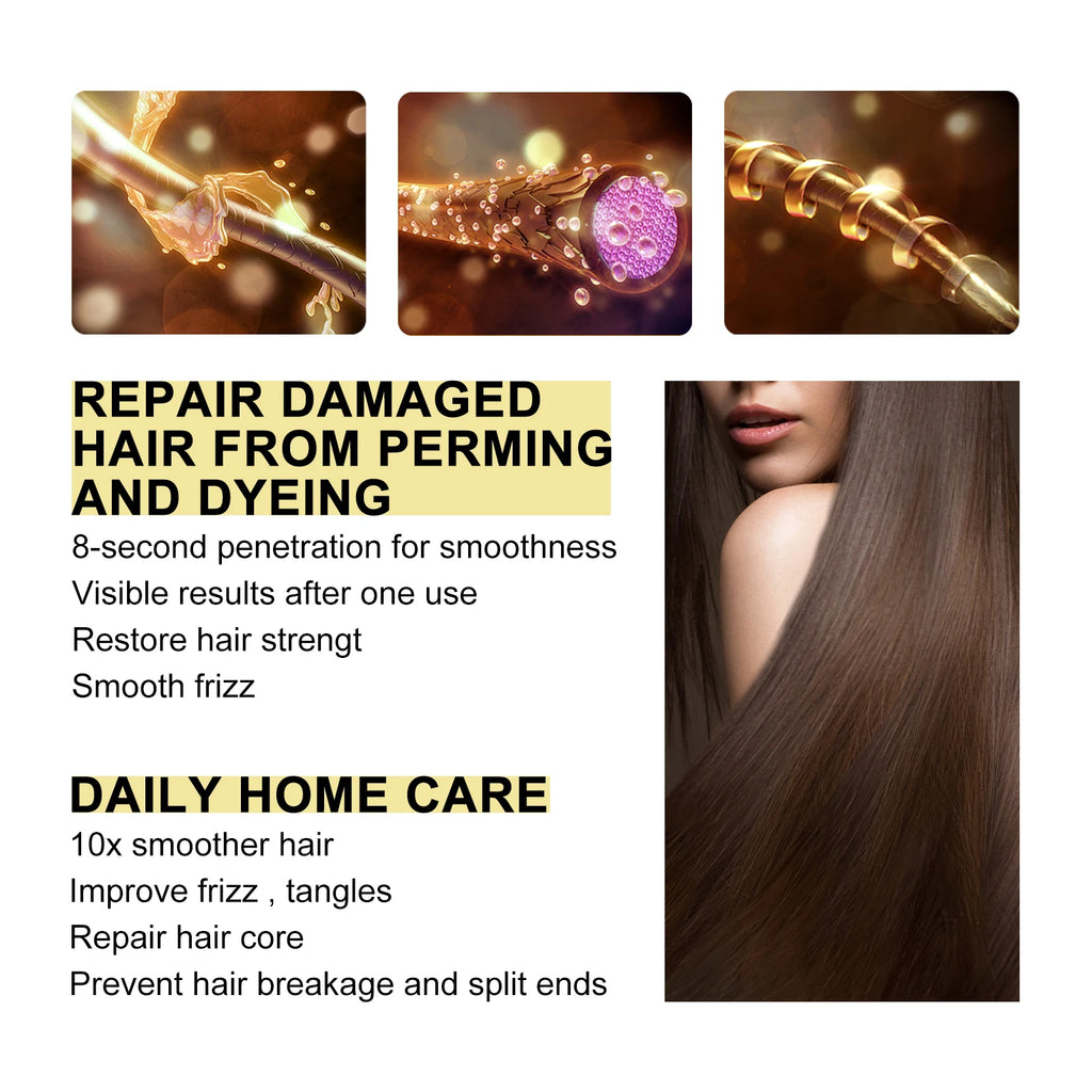 Eelhoe Keratin Hair Mask Cream – Repair Frizz & Split Ends