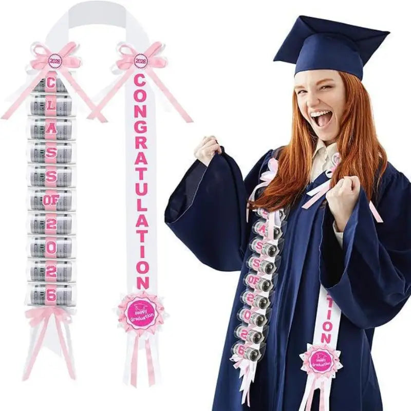 Class Of 2026 Graduation Money Lei Necklace With Cash Holder Elegant Garland Graduation Parties And Celebration Oasis Select G