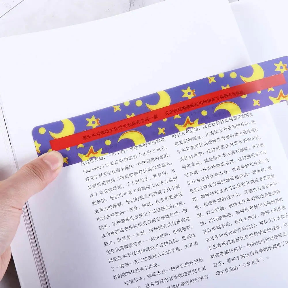 8 Pcs/set Guided Reading Strips Reading Asst Highlighter Strips Highlight OverLays Bookmarks for Children Adult Student Oasis Select
