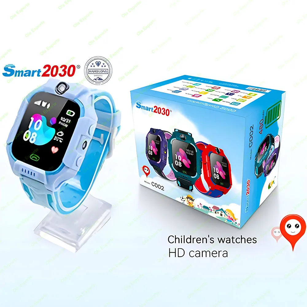 Kids GPS Smartwatch 2G SIM SOS Tracker | IP67 Waterproof