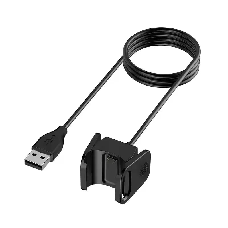 USB Charger Cable for Fitbit Charge 3 & 4 – Dock Adapter Fitness Tracker Charger Oasis Select Black