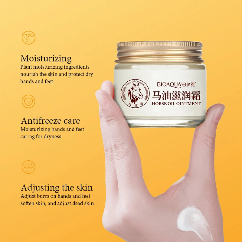BIOAQUA Horse Oil Face Cream – Anti-Wrinkle Moisturizer 70g Face & Body Cream Oasis Select