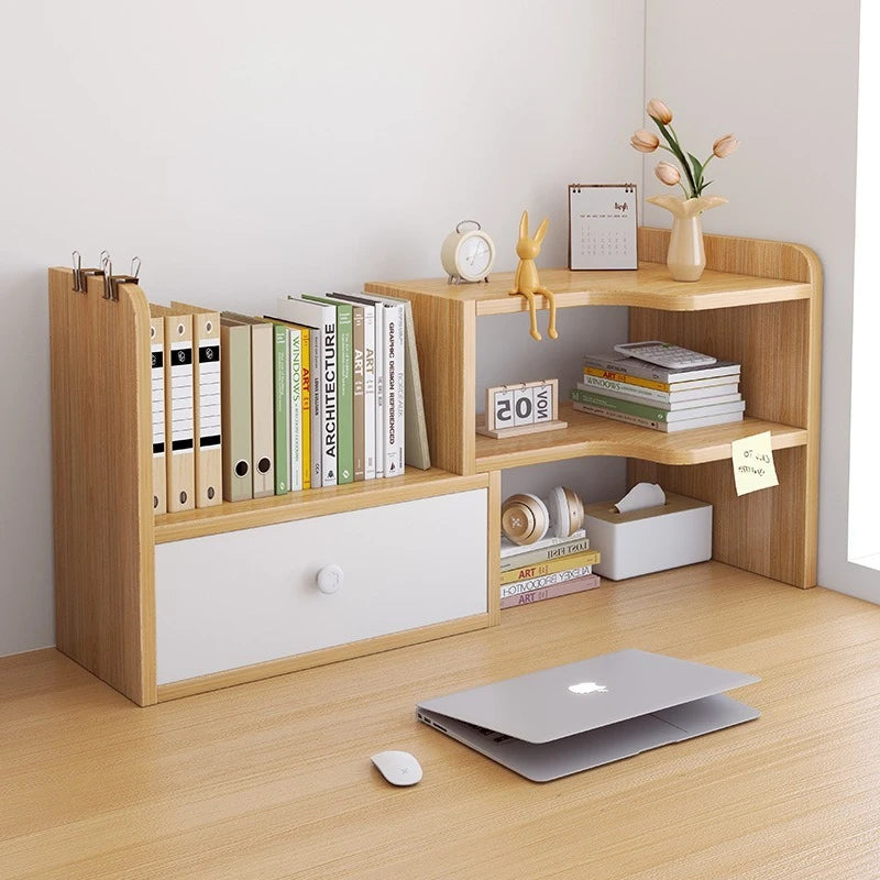 Bookshelf Office Desktop Storage Shelves Multi layer Scalable Shelves Student Desk Storage Boxes Small Bookcases Oasis Select