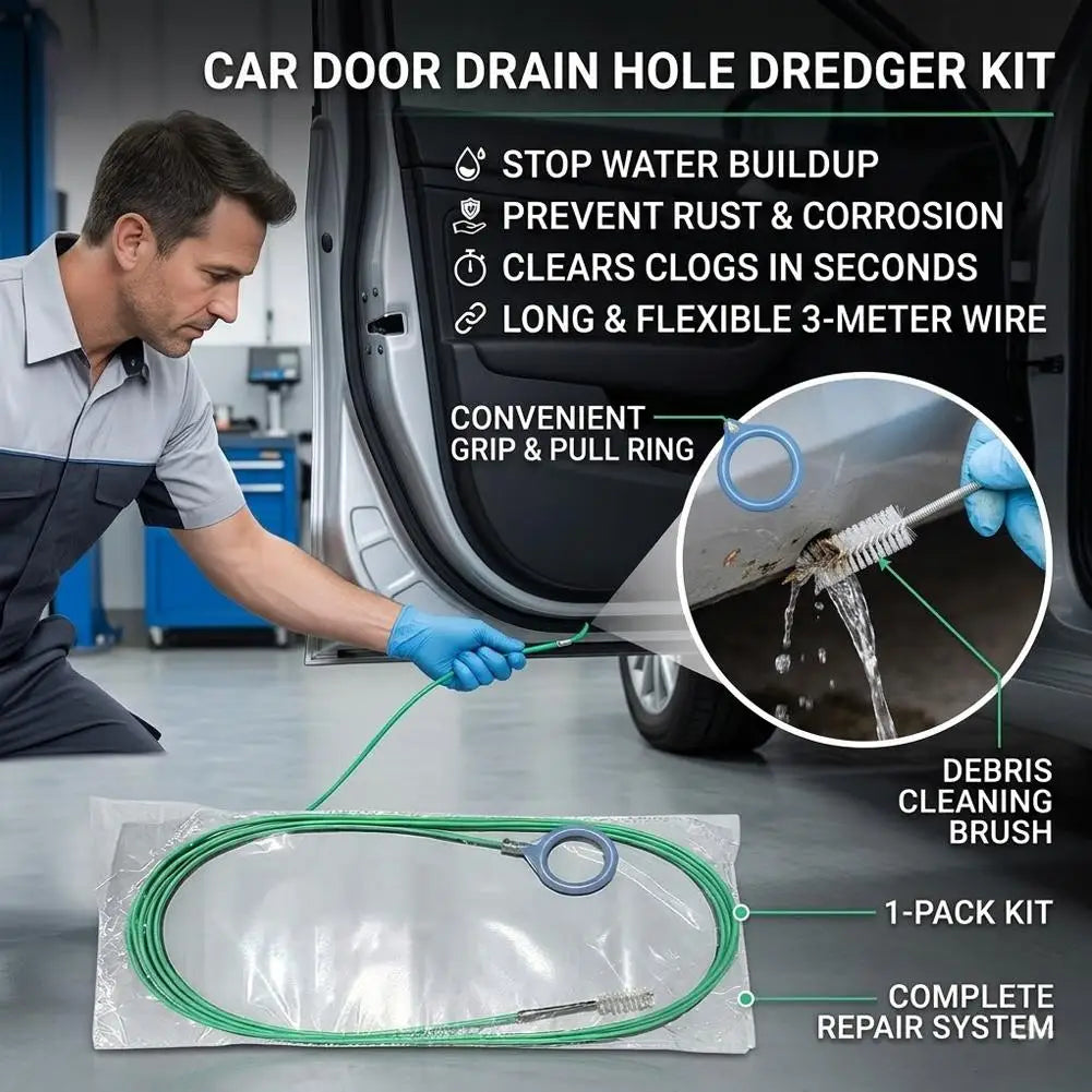 Flexible Car Drain Cleaning Brush – 2/3/5M Sunroof Unclogger