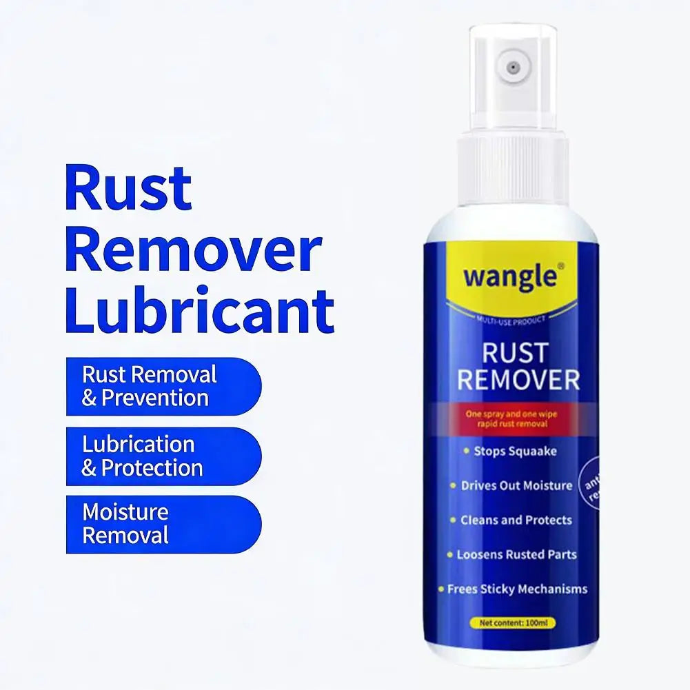 Powerful Rust Remover Spray Fast-Acting Formula Metal Rust Rust Car Remover Cleaning Spray Anti-rust Casing Remover Oasis Select