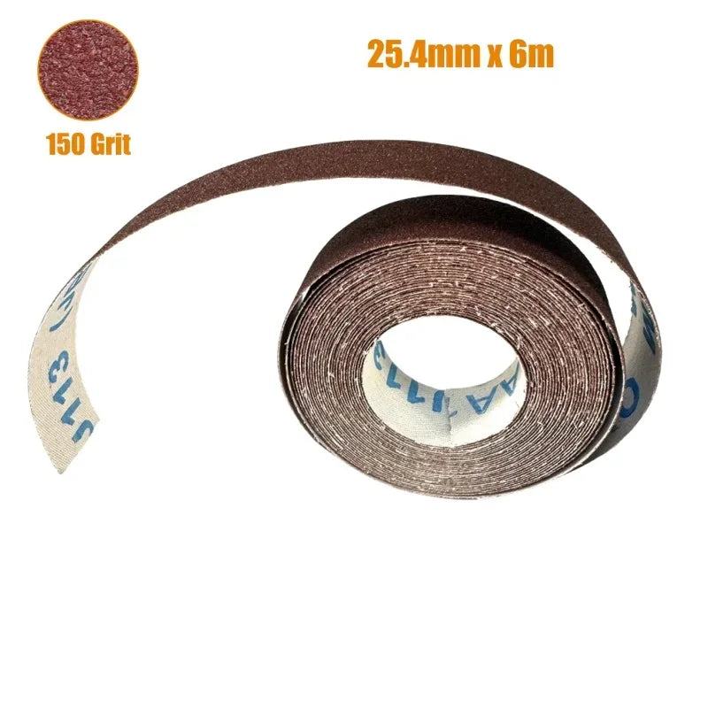 Sandpaper Roll 6M x 25cm Emery Cloth Grit 80 to 600 Abrasive Sandpaper Roll Oasis Select Single Roll P150