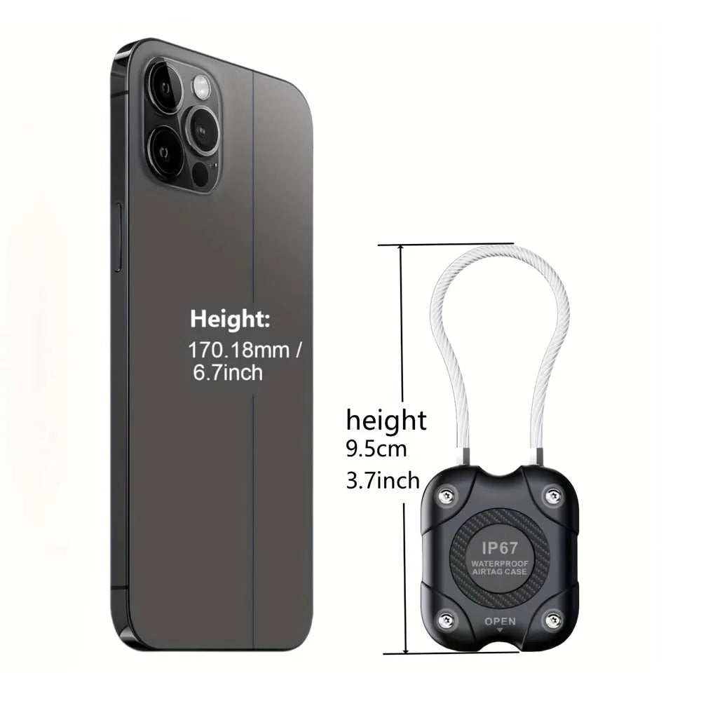 AirTag Waterproof Case with Steel Wire Cable | IP67 Protection AirTag Protective Case Oasis Select