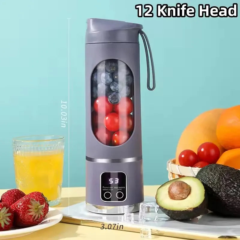 URGGU 450ML Mini USB Juicer Blender Cup – Digital Display