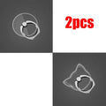 1/2/3/4pcs Transparent Cute Animal Round Phone Stand Foldable 360 Rotating Mobile Phone Ring Holder Smart Phone Accessories Oasis Select 2pcs mix