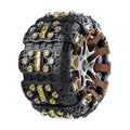 Car tire anti-skid chain, small car off-road vehicle SUV universal type TPU thick winter snow chain Oasis Select 12PCS