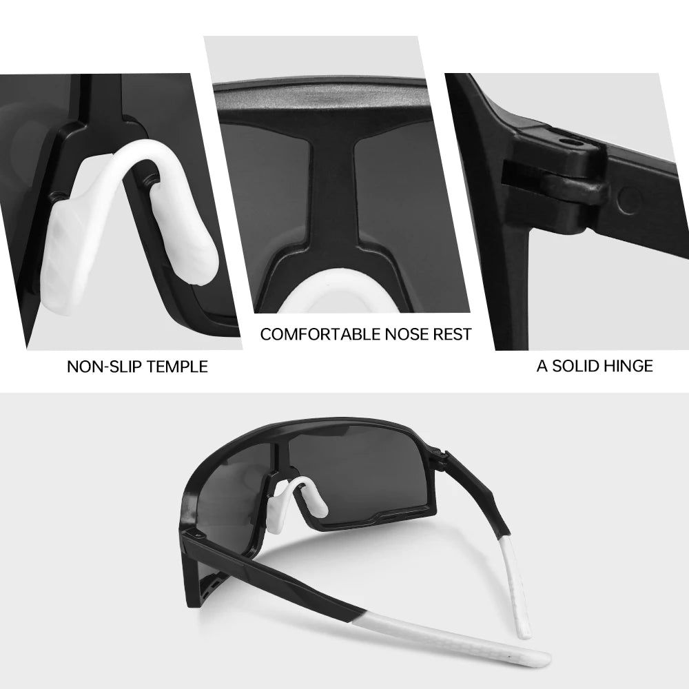 Cycling Glasses Men Women UV400 Running Camping Outdoor Sports Sunglasses Mountain Road Bicycle Goggles Cycling Equipment Oasis Select