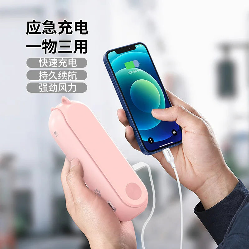 Handheld Folding USB Fan – Portable Mini Desktop Fan