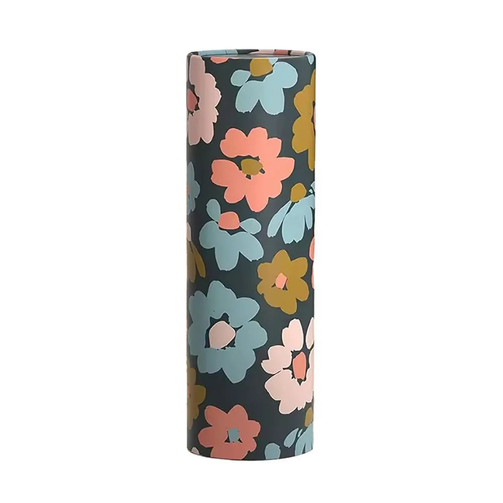 1Pcs Durable 3 Layers Car Home Tissues Holder with Flower Paper Facial Tissue Container Cylinder Box Car Interior Oasis Select Style 3