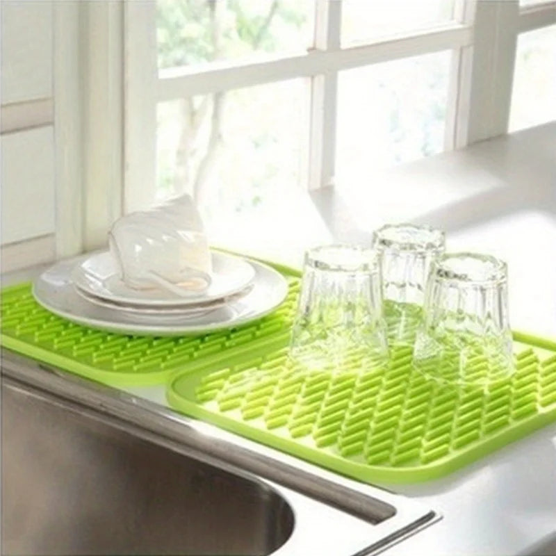 1PC Silicone Mat for Hot Pans Multifiction Mat - Heat Resistant Silicone Mat - Durable & Flexible Hot Pads for Kitchen Counter Oasis Select