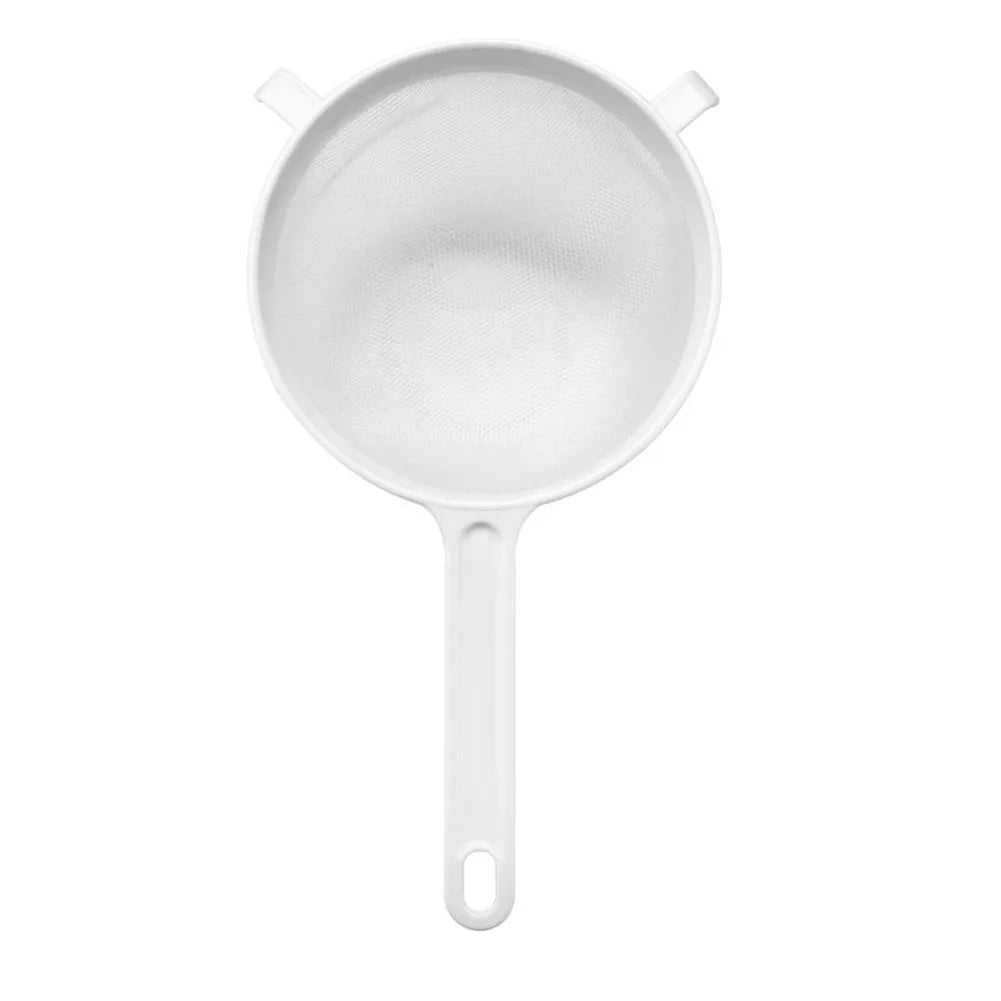 Kitchen Nut Milk Filter Handheld Plastic Sieve Tea Strainer Flour Sifter Filter Coffee Filter Colanders Kitchen Tools Oasis Select 18CM