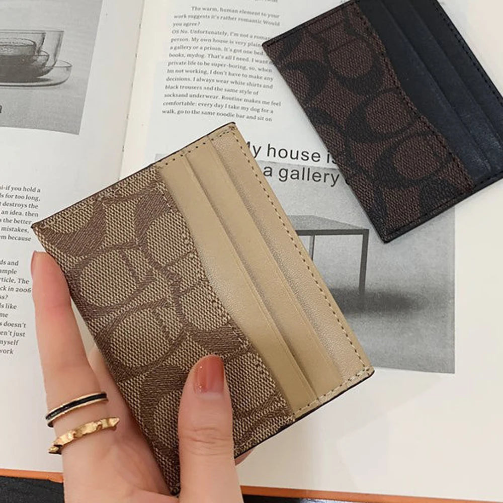 Women's PU Leather Multi-Card Holder Wallet | Small Purse