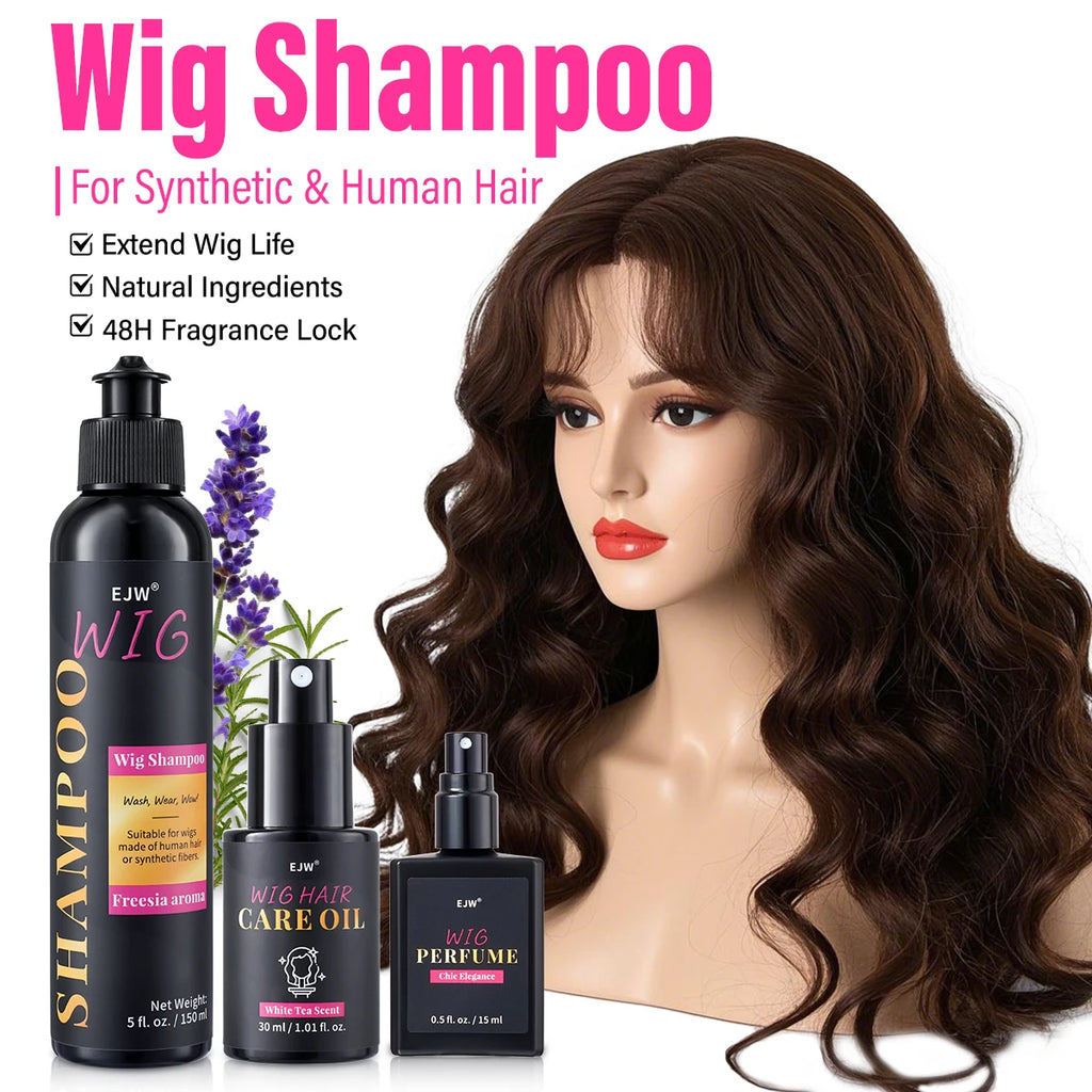 Wig Shampoo Coconut Oil – Hydrates, Anti-Frizz & Easy Combing Wig Care Shampoo Oasis Select