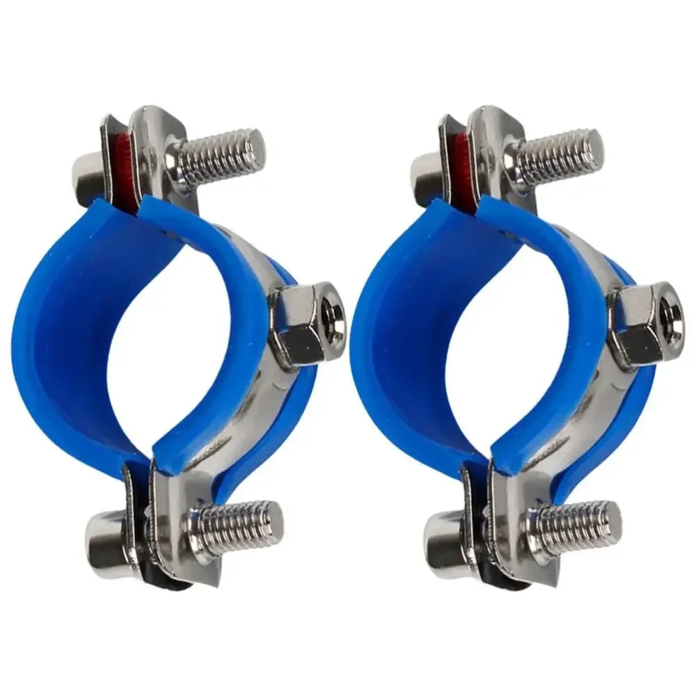 1Pcs Fastener Hardware Round Hose Clamp Nut Hoop Pipe Fitting Suspension Pipe Holder Carbon Steel Rubber PPR/PVC Oasis Select for 63mm OD Tube