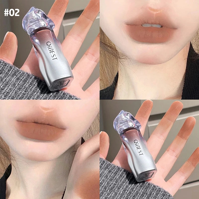 QIBEST Matte Velvet Liquid Lipstick – Long-Lasting Lip Mud