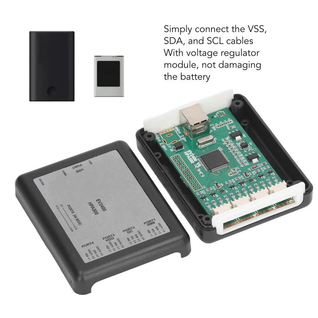 Battery Repair Comm Case Battery Repair SMB Comm Box EV2400 Battery Detection Debugger Case with Connecting Cable Oasis Select